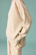 Glitter Detail Turtleneck Knit Sweater