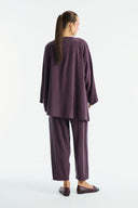 Benetti Waist-Belted Trouser Set