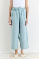 Straight-Fit Organic Linen Trousers