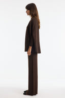 Pella Knit Poncho and Trousers Set