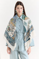 Samora Patterned Shoulder Shawl