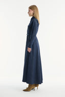Denim Dress with Detailed Pocket Flap