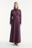 Denim Dress with Detailed Pocket Flap