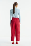 Relaxed Fit Cupro Trousers