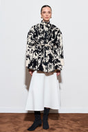 Fery Flocked Print Jacket