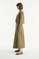 Asymmetric Button Detail Skirt Set
