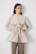 Fiona Green Striped Shirt
