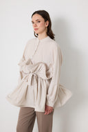 Fiona Green Striped Shirt
