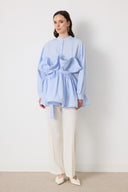 Fiona Green Striped Shirt