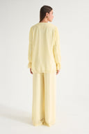 Ruffle Detail Lace Chiffon Set
