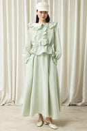 Ruffle Detailed Striped Set