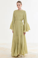 Ruffle Detail Ibiza Dress