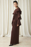 Ruffle Detailed Trouser Set