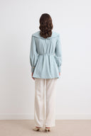 Flowers Collar Detail Shirt