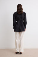 Flowers Collar Detail Shirt