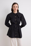 Flowers Collar Detail Shirt