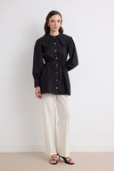 Flowers Collar Detail Shirt