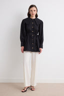 Flowers Collar Detail Shirt