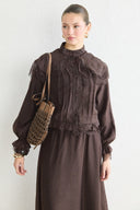 Fraya Lace Detail Skirt Set