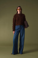 Fringed Knit Cardigan
