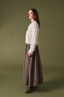 Fringe Detay Triko Hırka