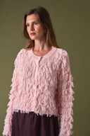 Fringe Detay Triko Hırka