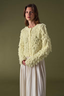 Fringe Detay Triko Hırka