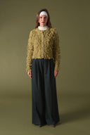 Fringe Detay Triko Hırka