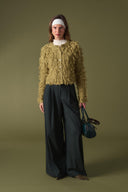 Fringe Detay Triko Hırka