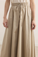 Gabardine Flared Skirt