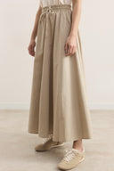 Gabardine Flared Skirt
