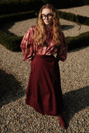 Gabardine Flared Skirt