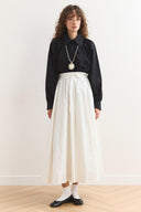 Gabardine Flared Skirt