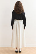 Gabardine Flared Skirt