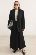 Gabardine Flared Skirt