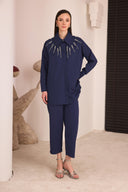 Gale Stone-Embellished Dacron Shirt