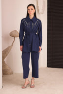 Gale Stone-Embellished Dacron Shirt