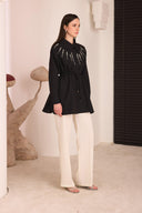 Gale Jeweled Dacron Shirt