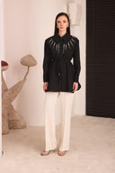 Gale Jeweled Dacron Shirt