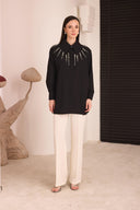 Gale Jeweled Dacron Shirt