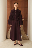 Geliza Pleated Skirt Set