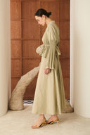 Geliza Pleated Skirt Set