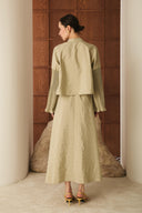 Geliza Pleated Skirt Set