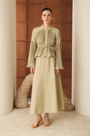 Geliza Pleated Skirt Set