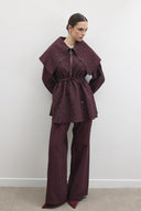 Wide Collar Cupra Suit