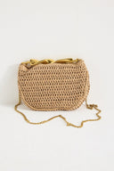 Gold Chain Woven Bag