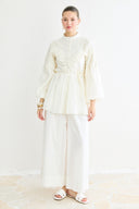 Guipure Embroidered Shirt
