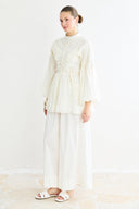 Guipure Embroidered Shirt