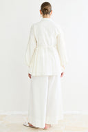 Guipure Embroidered Shirt