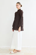 Guipure Embroidered Shirt